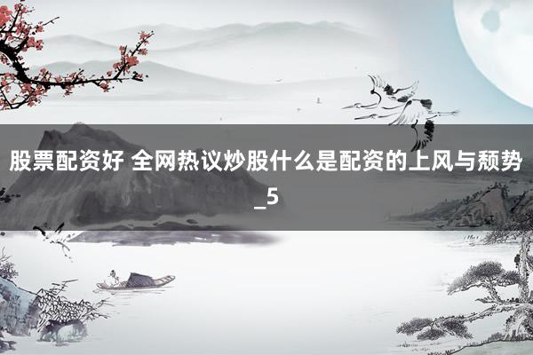 股票配资好 全网热议炒股什么是配资的上风与颓势_5